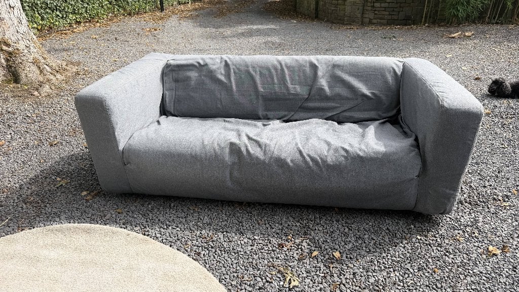 Grijze Ikea klippan zetel, Enlèvement, Utilisé
