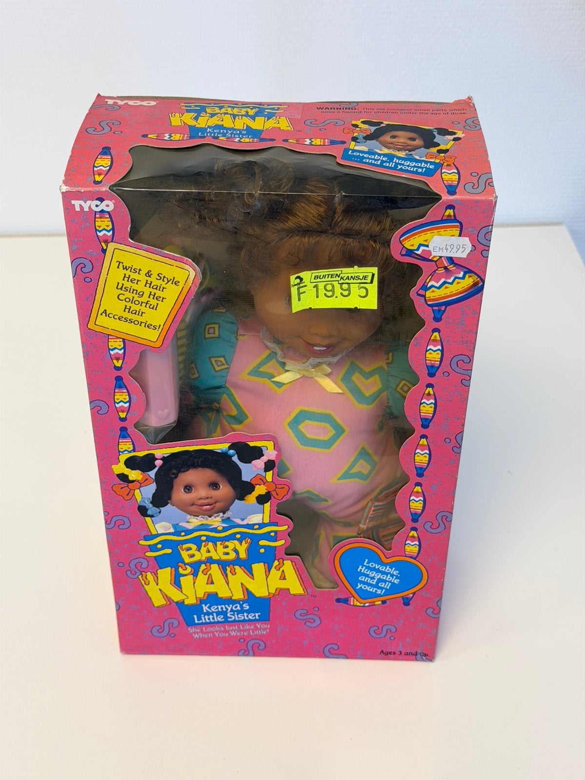 Poupée vintage Tyco Baby Kiana Pop 1990 New in Box, Enlèvement ou Envoi, Neuf, Baby Pop