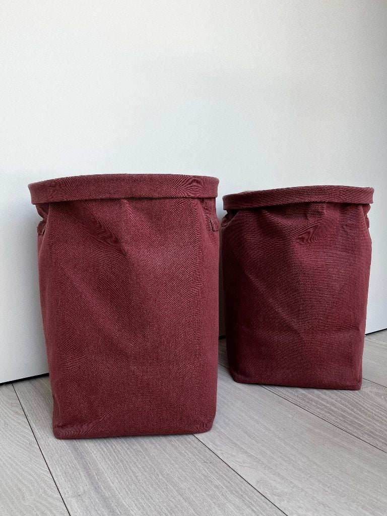 2 x linnenmand Aquanova, Huis en Inrichting, Badkamer | Badtextiel en Accessoires, Ophalen, Gebruikt, Overige merken, Wasmand