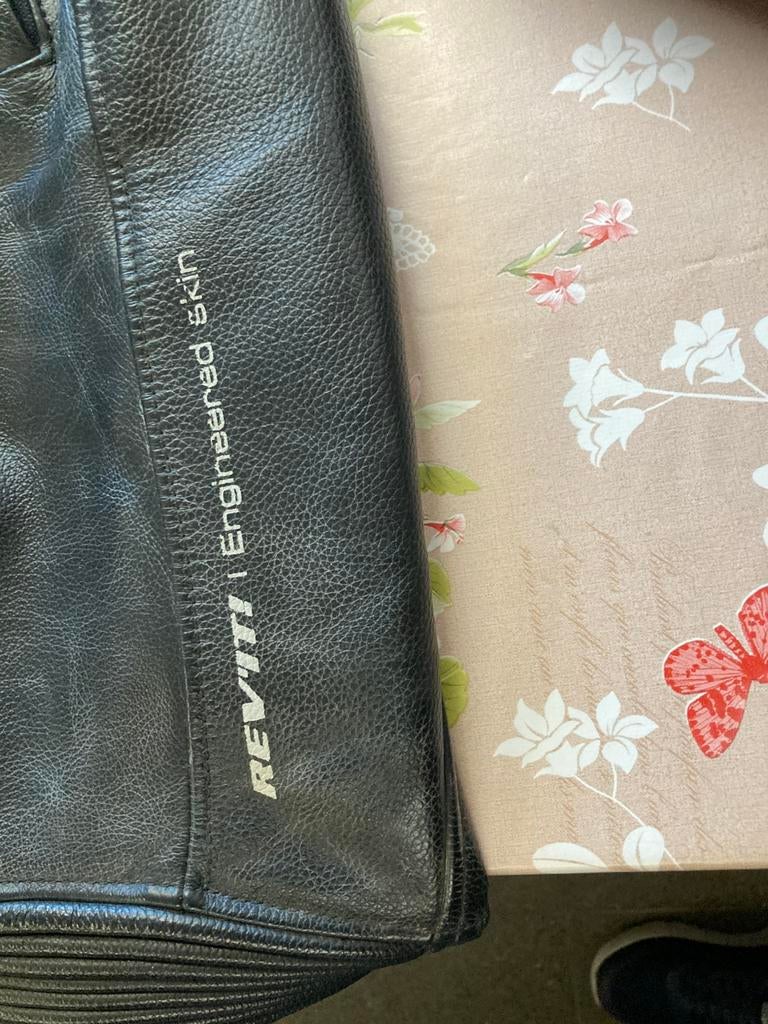 Lederen dames motorbroek maat 38 ., Ophalen, Dames
