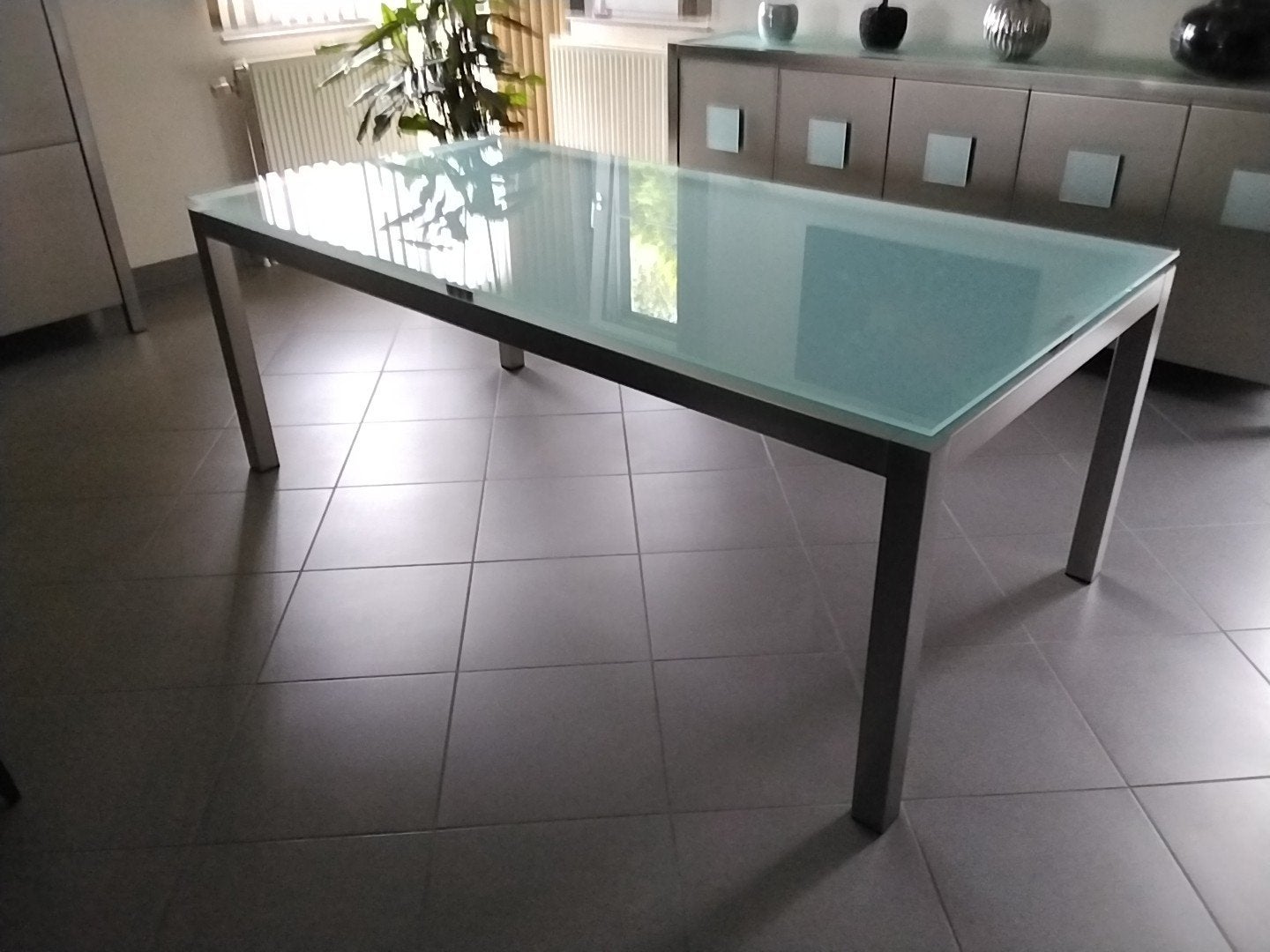 eetkamertafel, Huis en Inrichting, Tafels | Eettafels, Ophalen, 100 tot 150 cm, 200 cm of meer, Vijf personen of meer