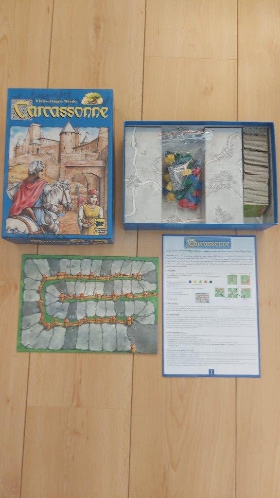 Lot de 4 jeux de sociétés : Carcassonnes, mastermind, ..., Hobby & Loisirs créatifs, Enlèvement, Utilisé