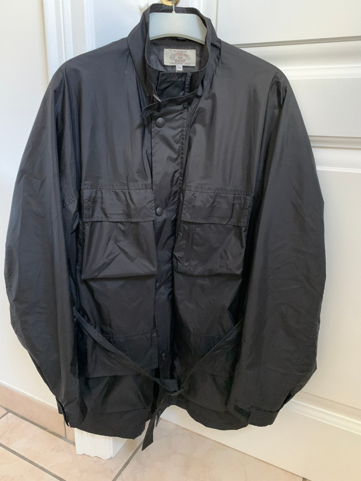 Herenjas Armani XL zwart parka model weinig gedragen, Ophalen of Verzenden, Zo goed als nieuw