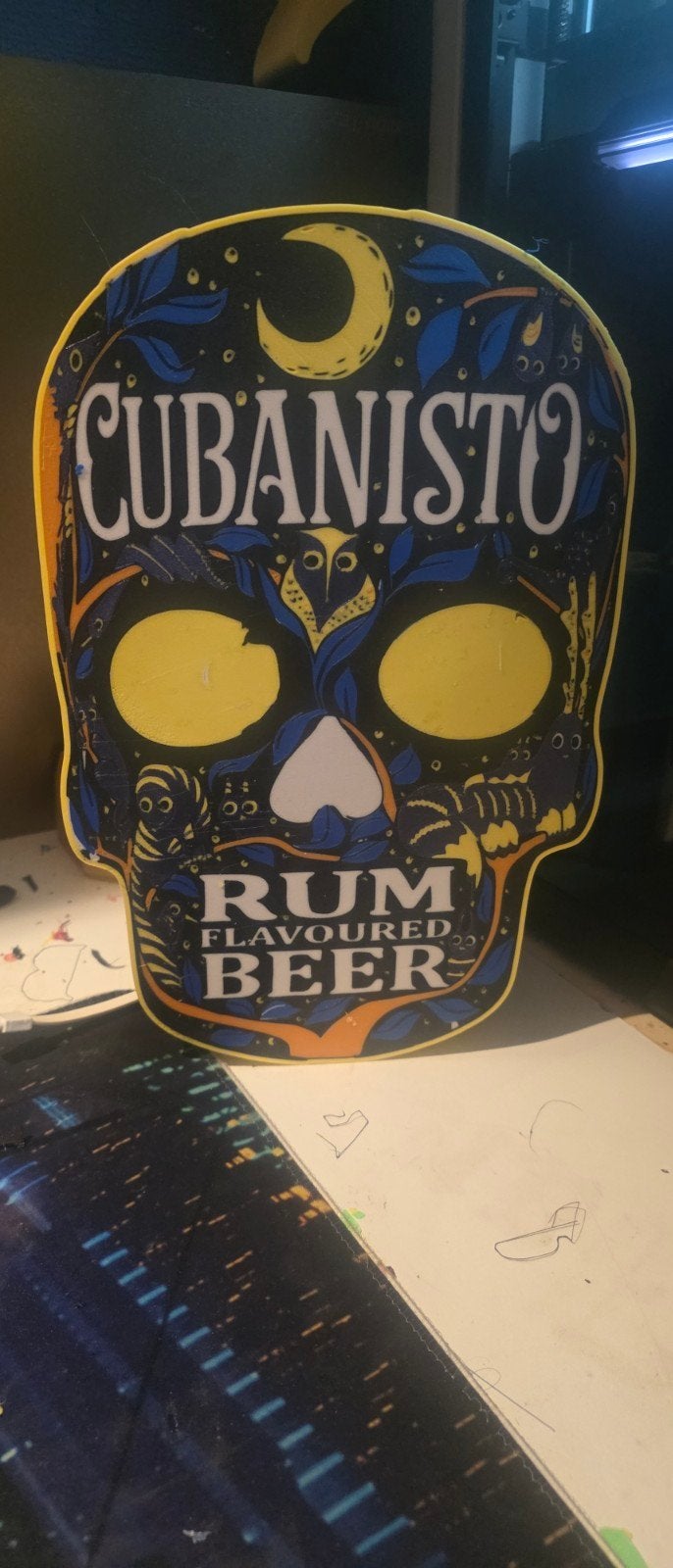 Deze Cubanisto lichtreclame. Nu €29,95, Verzamelen, Ophalen of Verzenden, Nieuw, Lichtbak of (neon) lamp