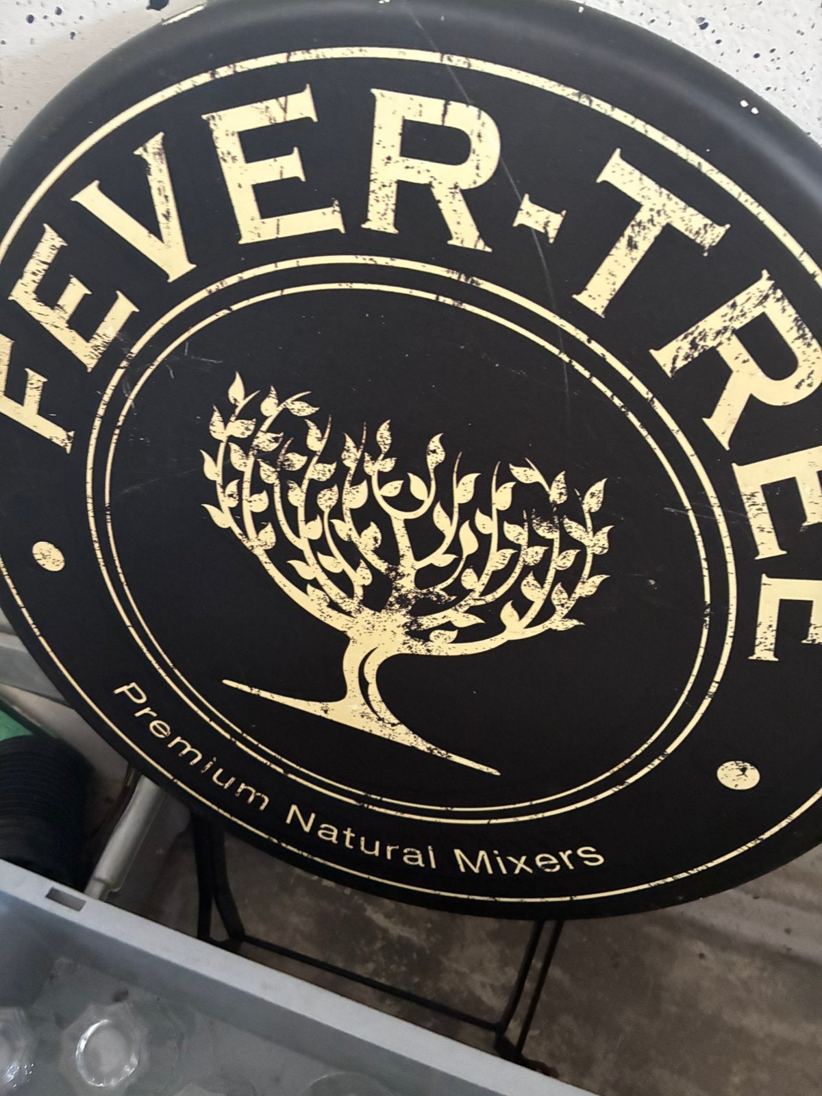 FEVER TREE Klaptafel, Tuin en Terras, Ophalen, Gebruikt, Rond, Metaal