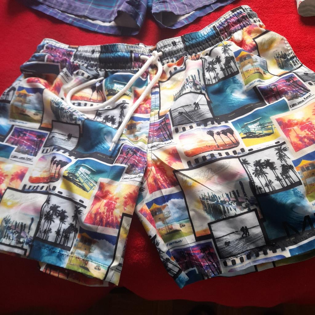 Zwemshorts heren 1 bermuda broek, Enlèvement, Taille 52/54 (L), Short de bain