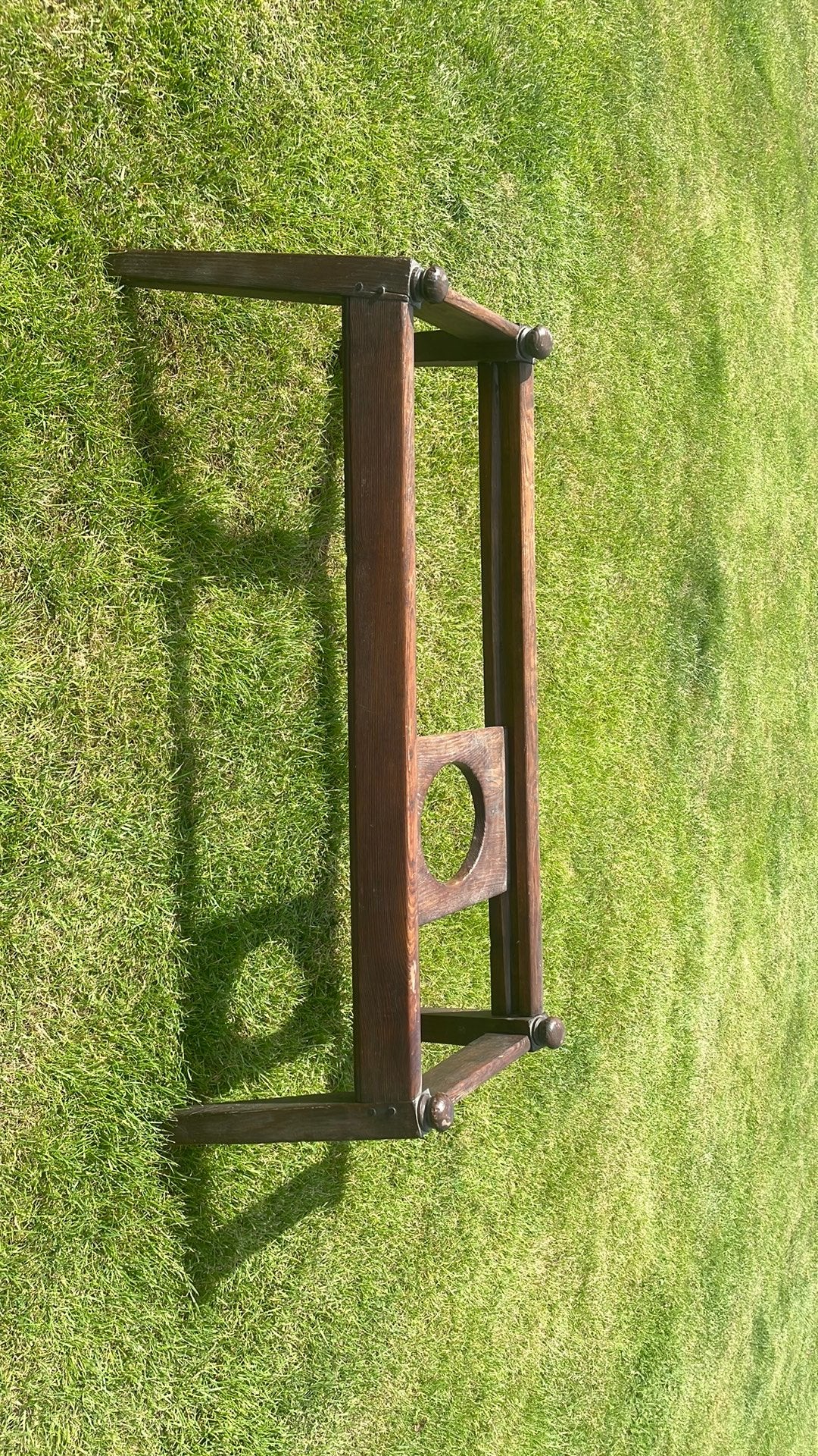Très ancien trotteur en bois chêne années 1800 (?), Enlèvement