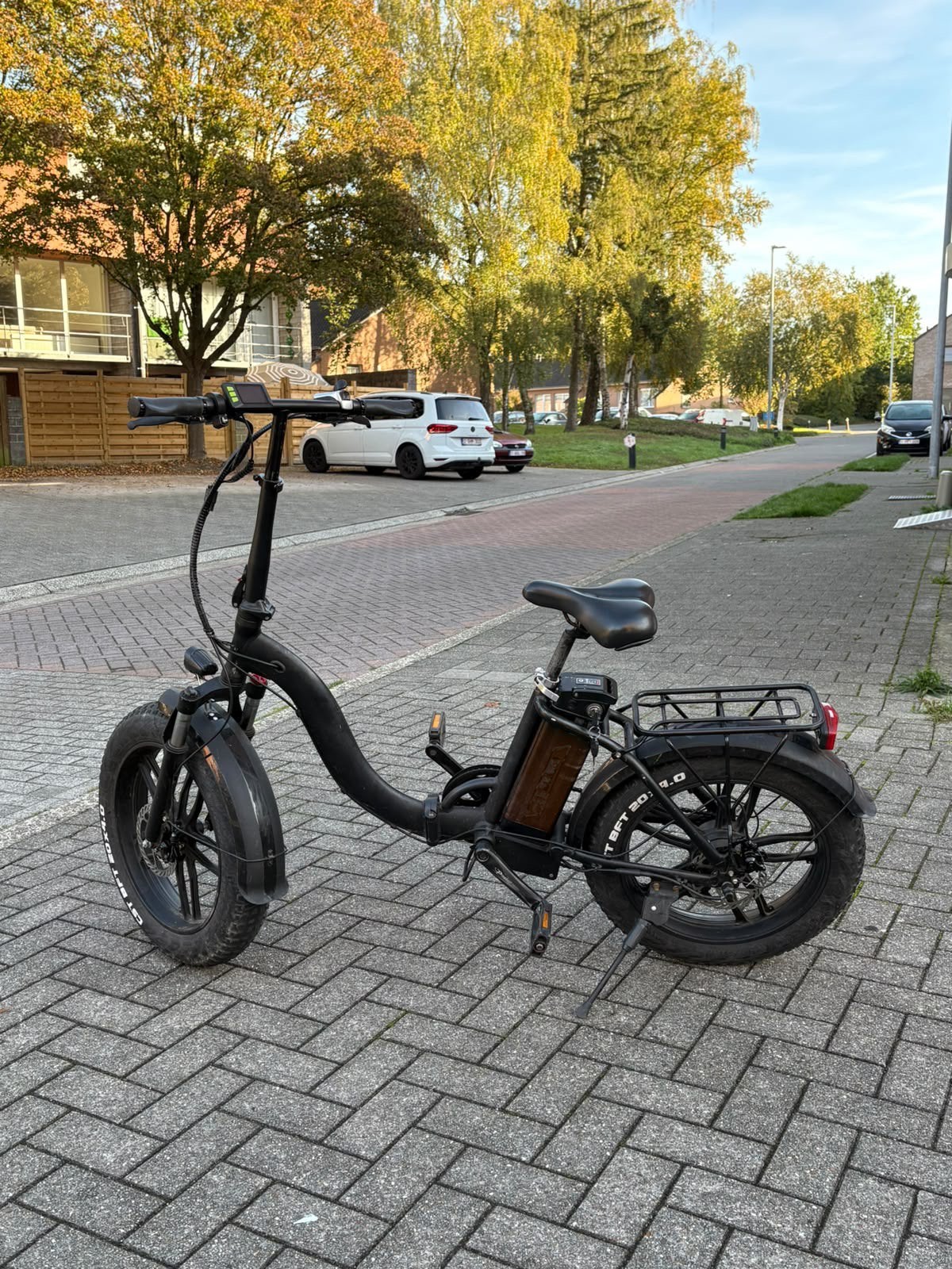 Elektrische plooifiets, Ophalen, Gebruikt, 50 km per accu of meer
