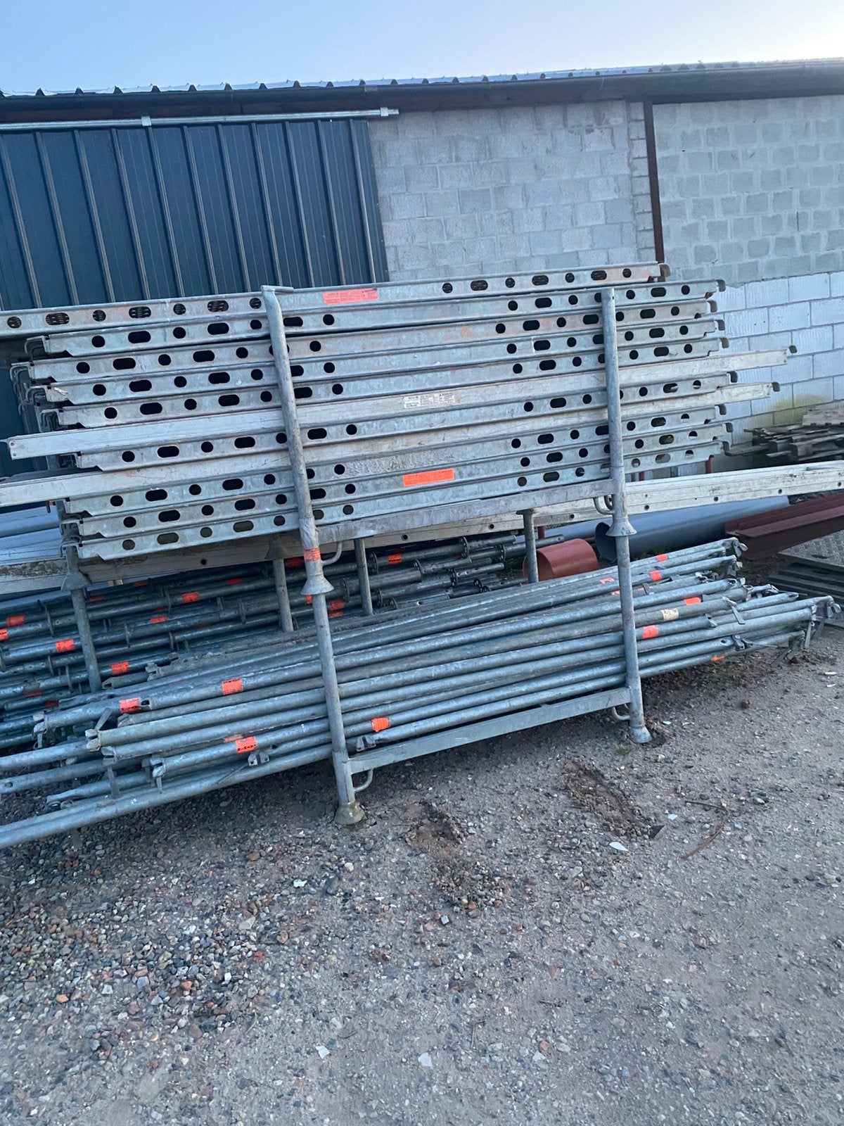Stelling layer, Doe-het-zelf en Bouw, Steigers, Ophalen, Zo goed als nieuw