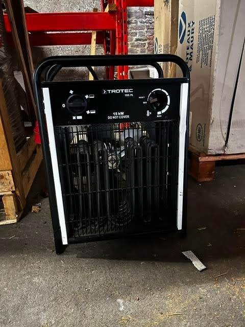 Trotec TDS 75 Chauffage électrique 15kw, Ophalen, Zo goed als nieuw
