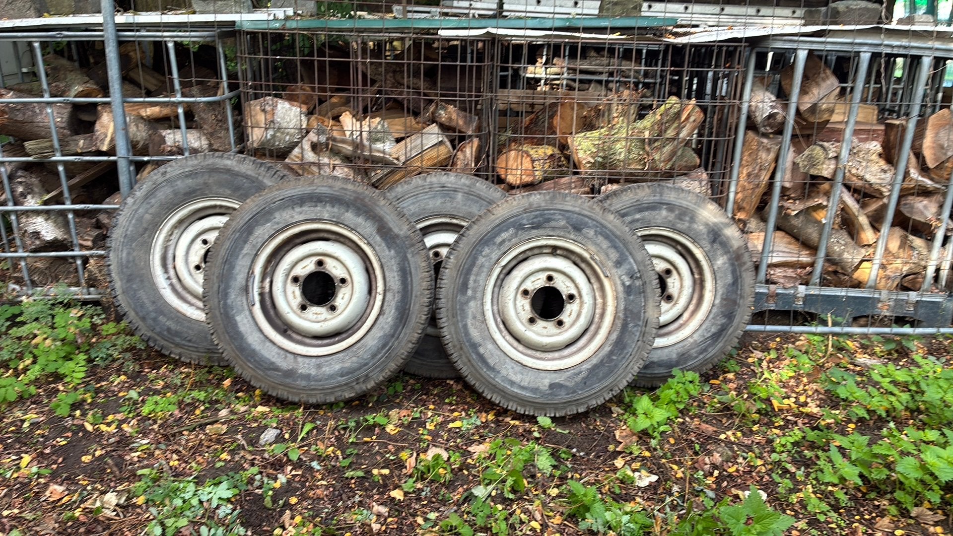 Volledig bandenset Michelin  Landrover Defender, Enlèvement, Véhicule tout-terrain, Pneus et Jantes