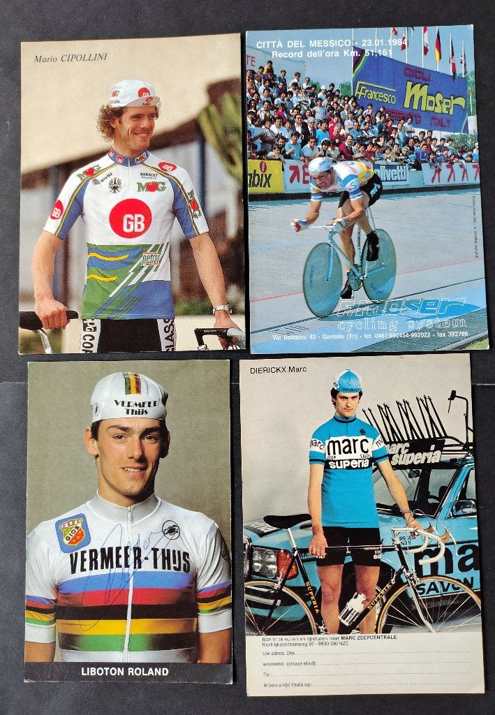 Cartes de cyclistes vintage, Enlèvement ou Envoi, Comme neuf, Affiche, Image ou Autocollant