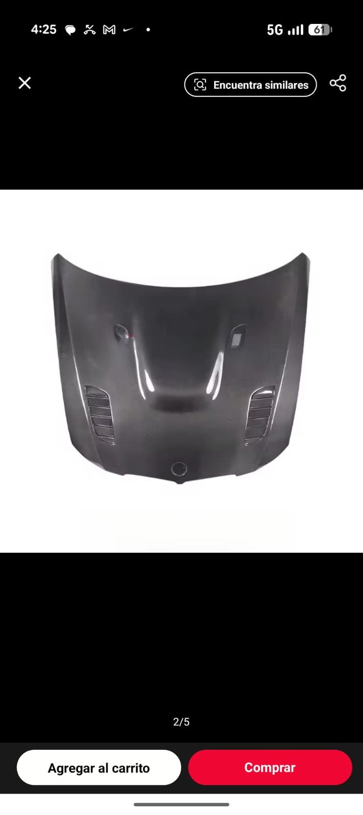 Bmw e92 carbon fiber motorcap, Auto-onderdelen, Ophalen
