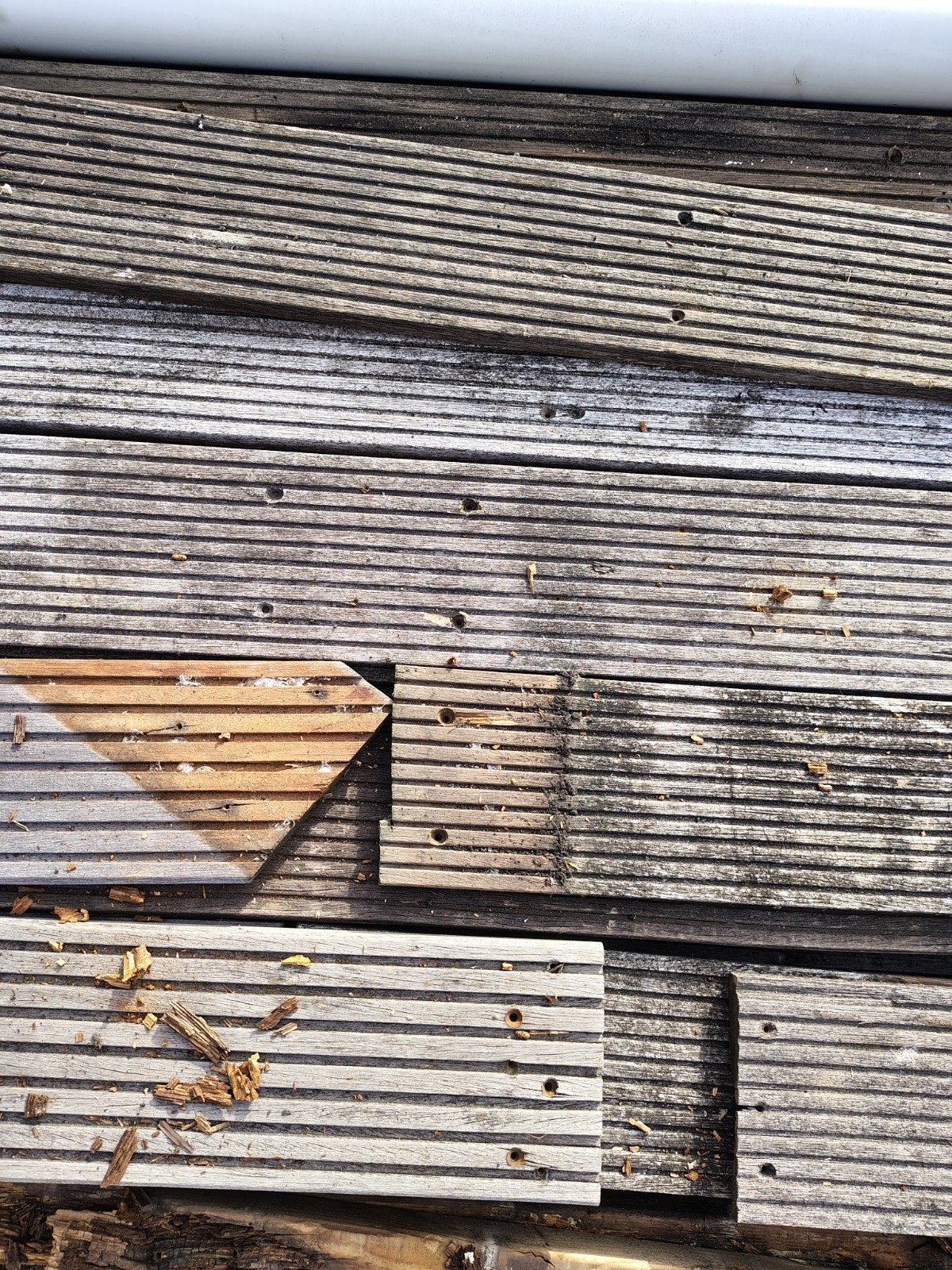 Terrasplanken, Doe-het-zelf en Bouw, Hout en Planken, Ophalen, Gebruikt, Plank