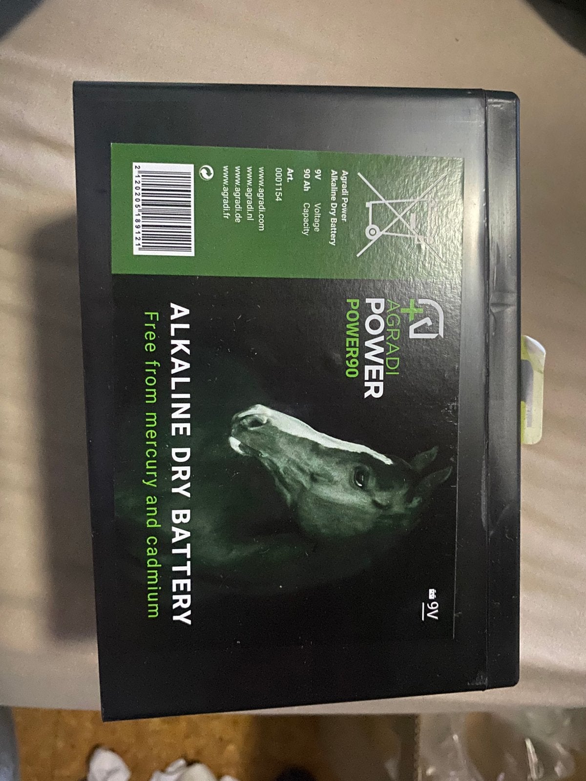 Batterij agradi splinternieuw