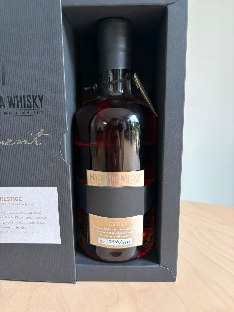 Mackmyra Moment Prestige 11 ans – édition limitée 0339/4111, Verzamelen, Wijnen, Ophalen, Overige gebieden, Overige typen, Nieuw