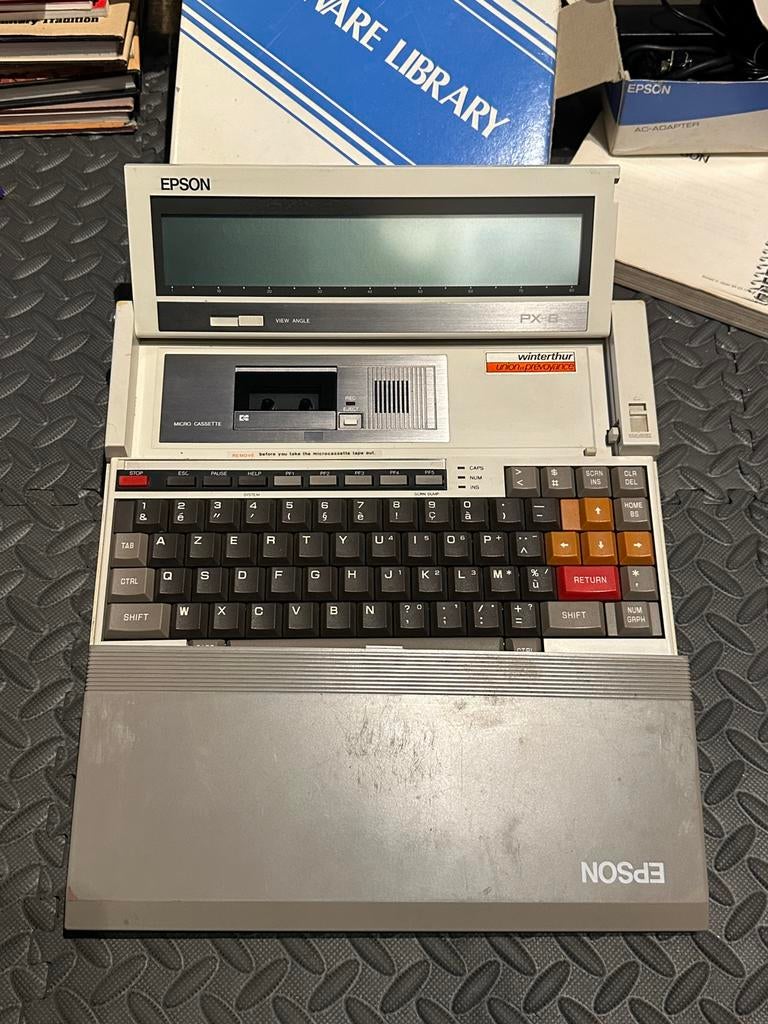 vintage EPSON PX-8 “Geneva” (1984) — COMPLET, Ophalen of Verzenden, Gebruikt
