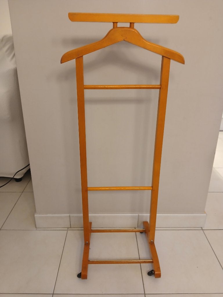 Valet porte vêtements à roulettes, Enlèvement, Avec roues, Utilisé