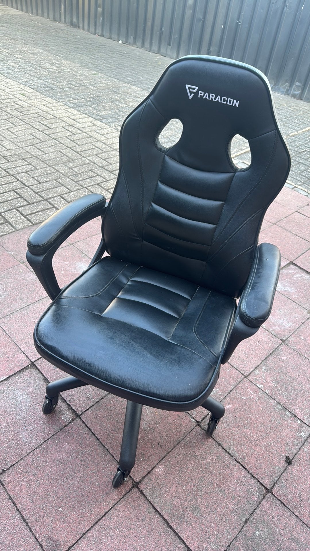 Gamestoel, Enlèvement, Chaise de bureau de gaming, Utilisé, Noir