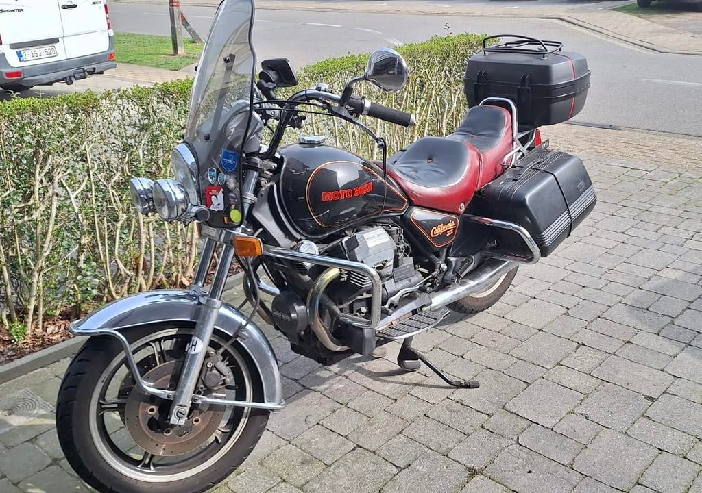 Moto Guzzi California III + aanhangwagen, Motos, Particulier