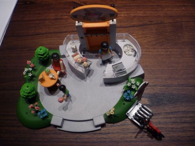 Playmobil ijssalon, Kinderen en Baby's, Ophalen of Verzenden, Zo goed als nieuw