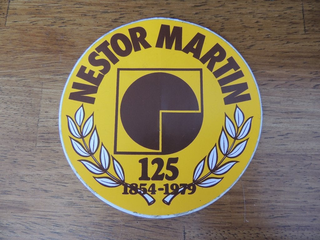 Nestor Martin 125 year Sticker, Verzenden, Zo goed als nieuw, Auto of Motor