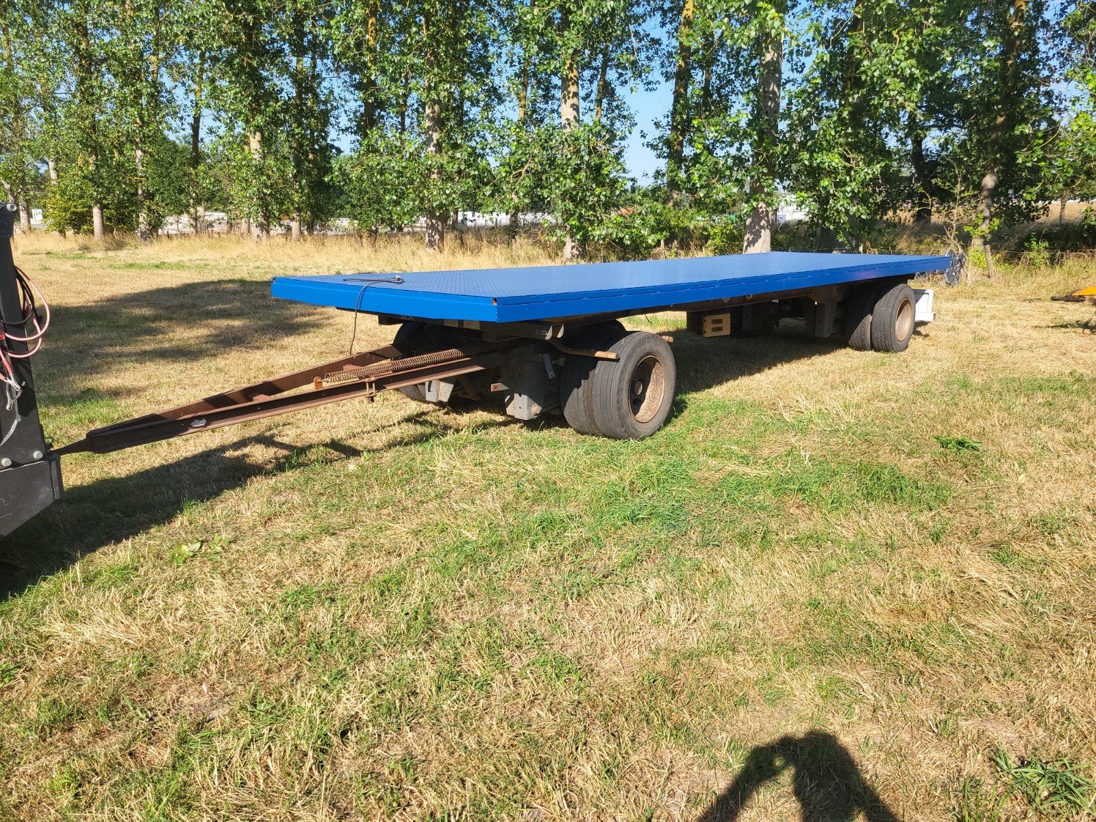 Platte wagen 8m, Ophalen of Verzenden