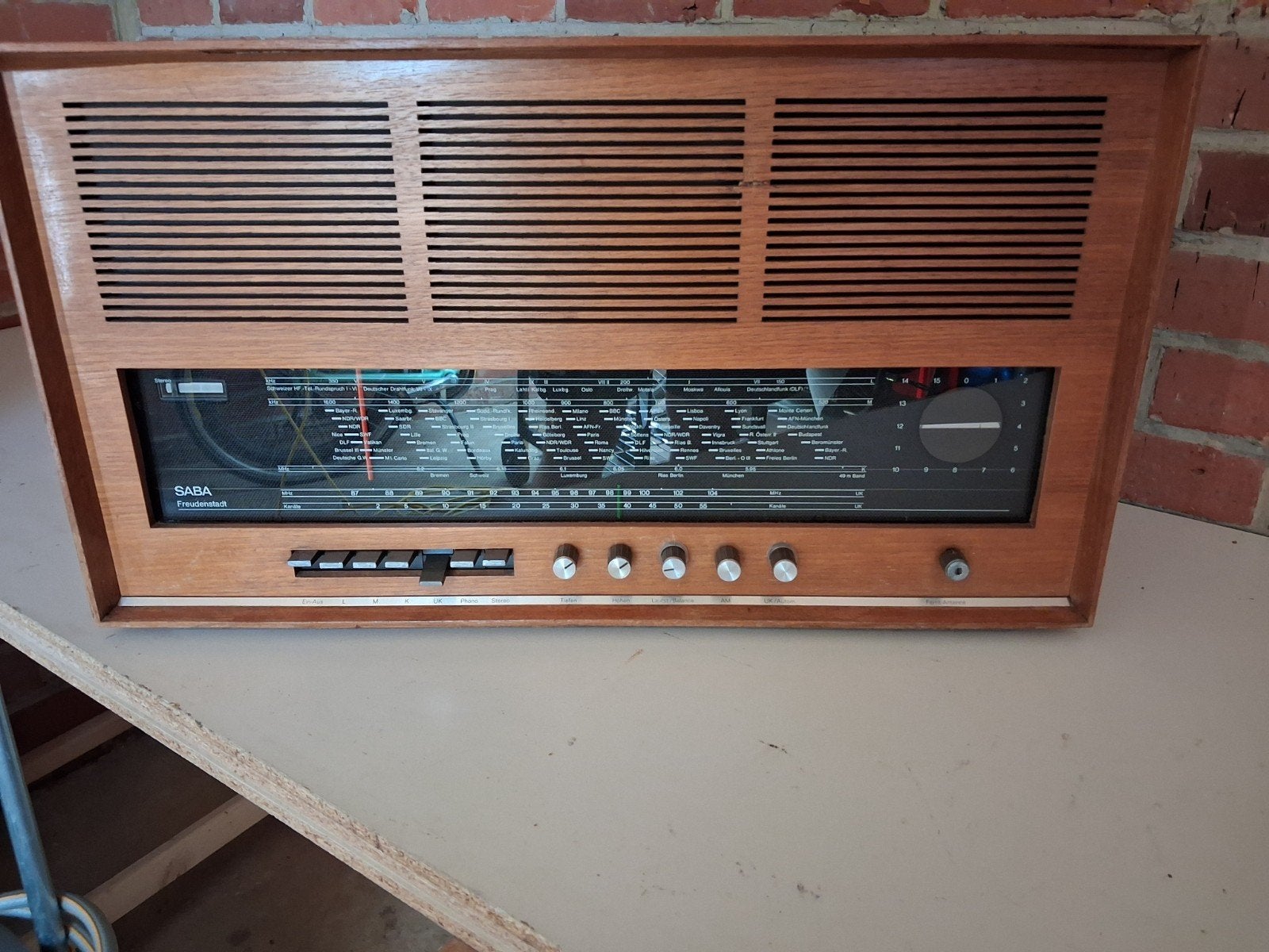 radio saba gerestaureerd, Antiek en Kunst, Antiek | Tv's en Audio, Ophalen