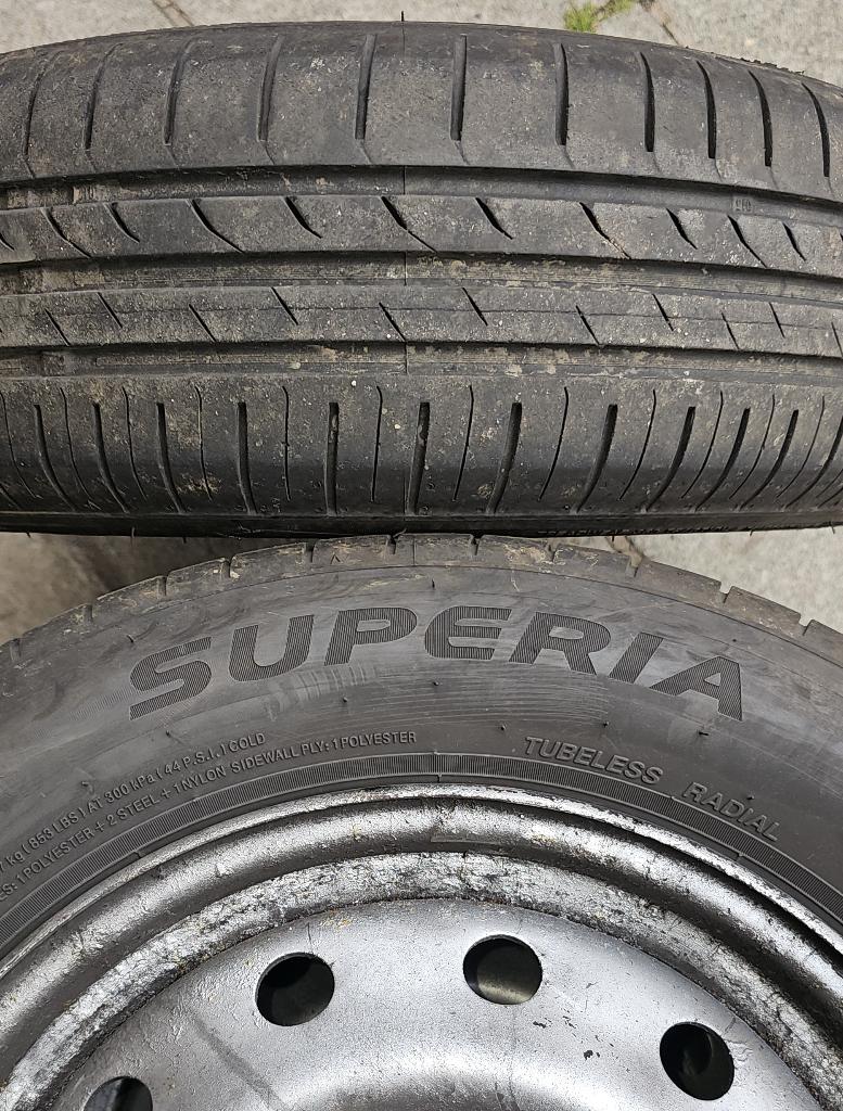 Pneus été 155/70R13, 155 mm, Véhicule de tourisme, Pneus été, Pneu(s)
