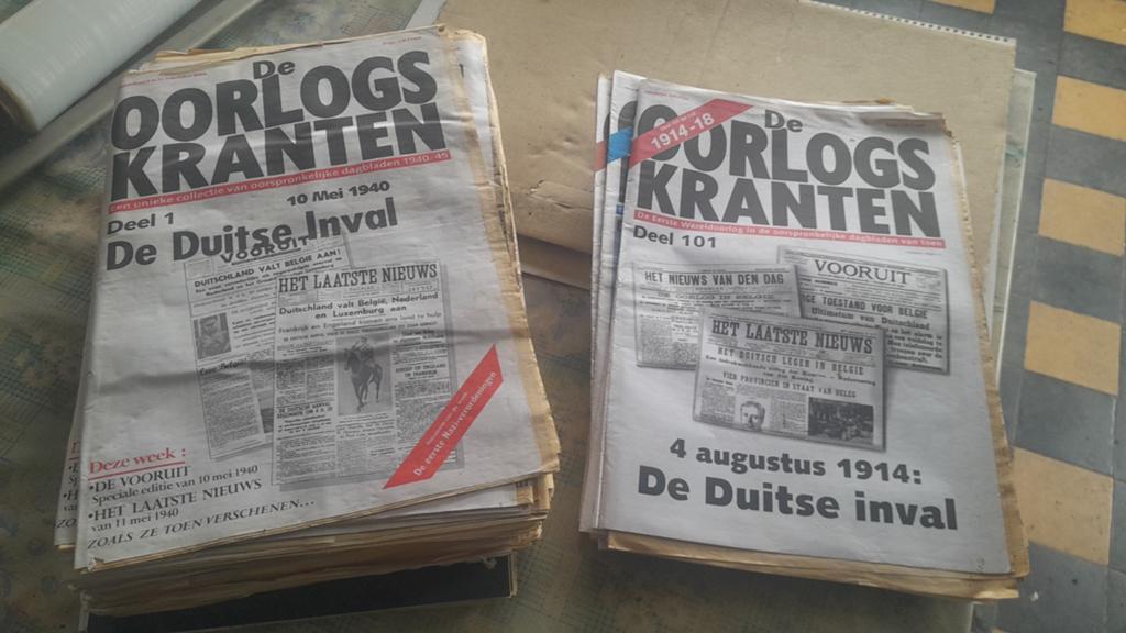 De oorlogskranten, Boeken, Ophalen, Gelezen