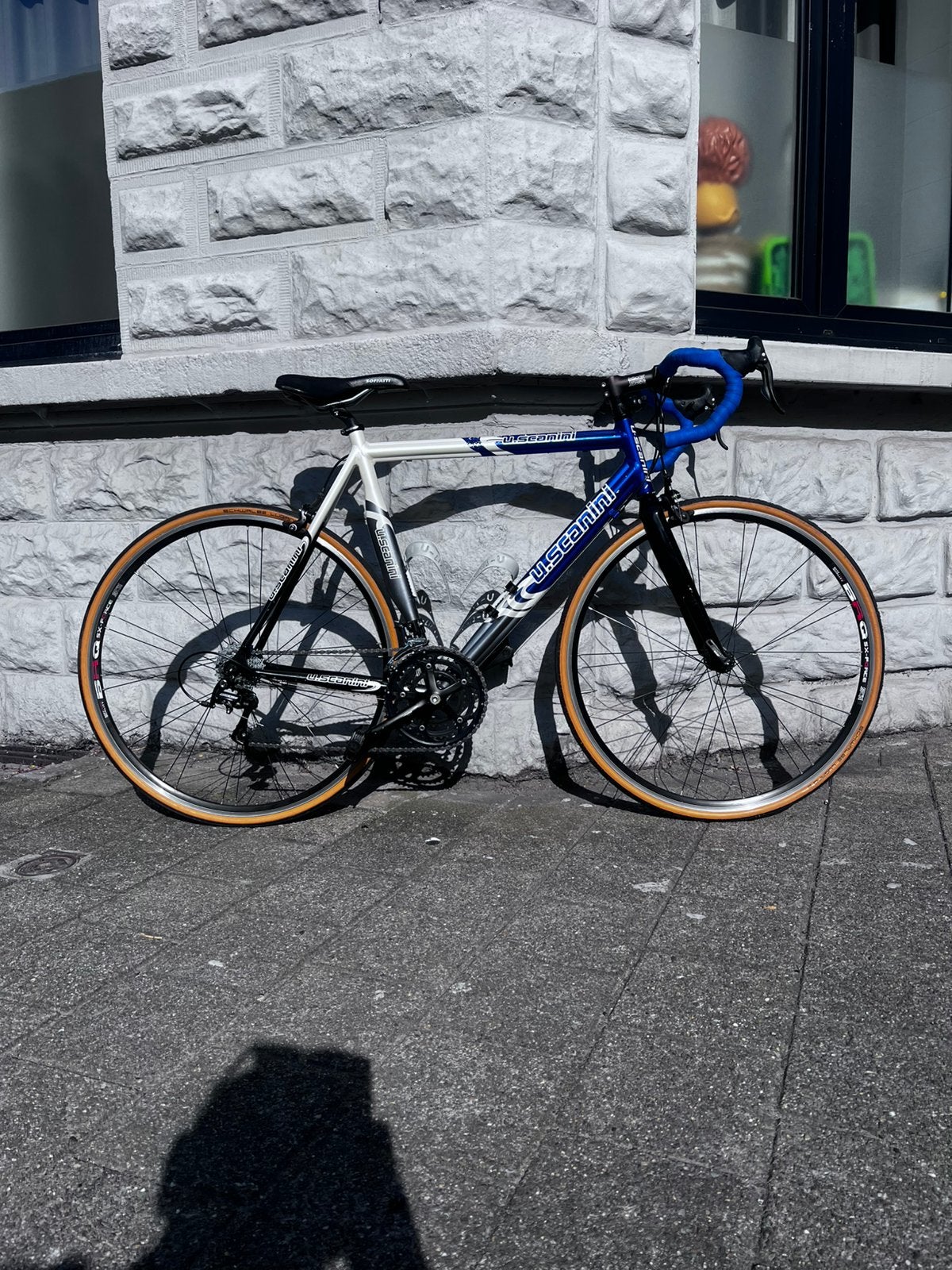 U.S Scanini Racefiets Koersfiets Top Staat, Fietsen en Brommers, 28 inch, Velgrem, Aluminium, Ophalen of Verzenden