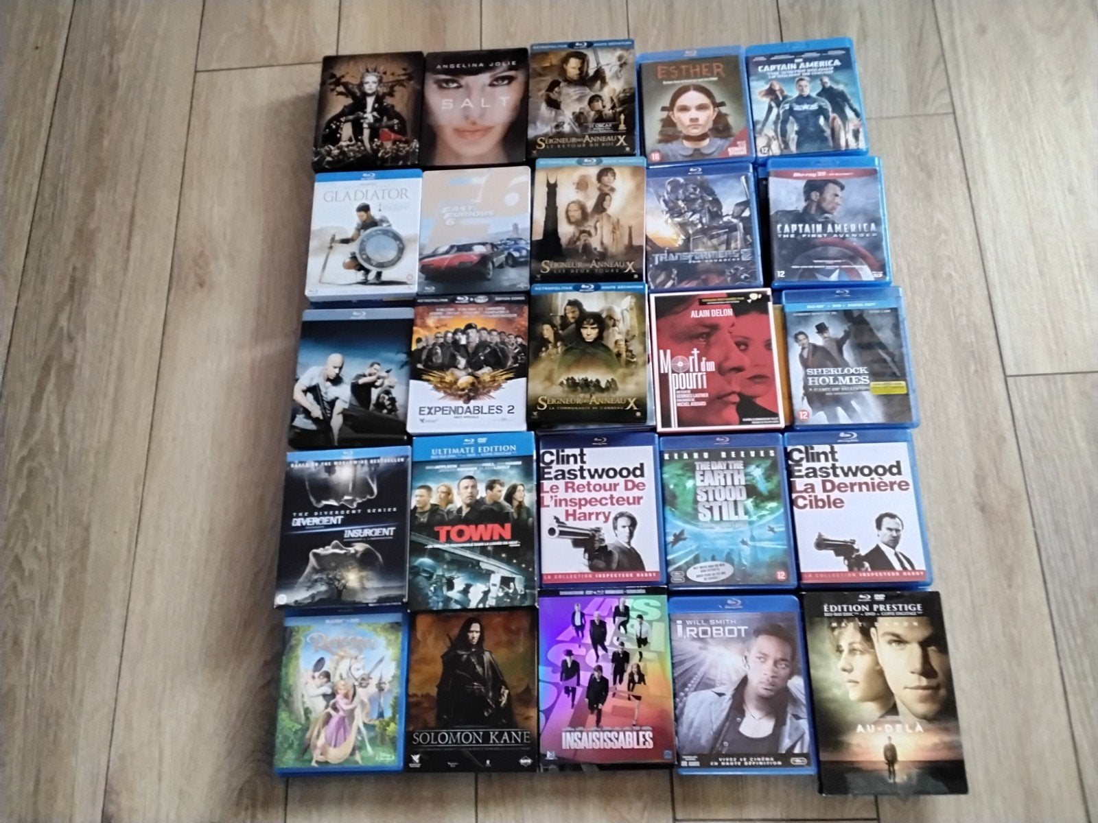 Lot de blu ray en lot où  a la pièce, Ophalen