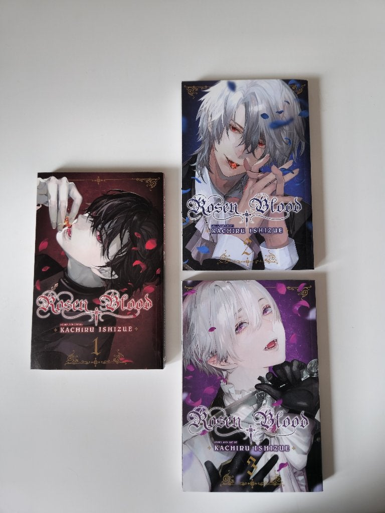 Manga: Rosen Blood vol. 1 - 3 Engels, Livres, BD | Comics, Enlèvement ou Envoi, Kachiru Ishizue, Comme neuf, Plusieurs comics