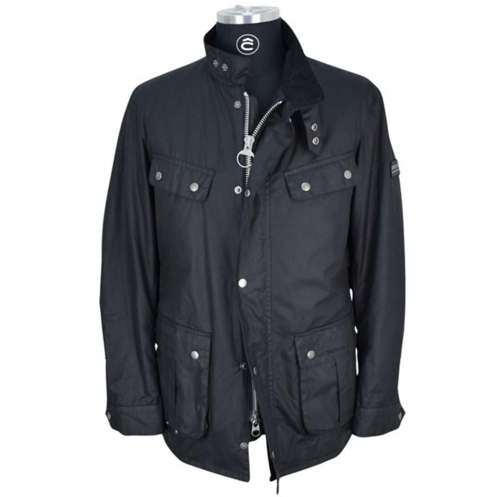Barbour international duke waxed cotton, Ophalen, Nieuw, Maat 52/54 (L), Zwart