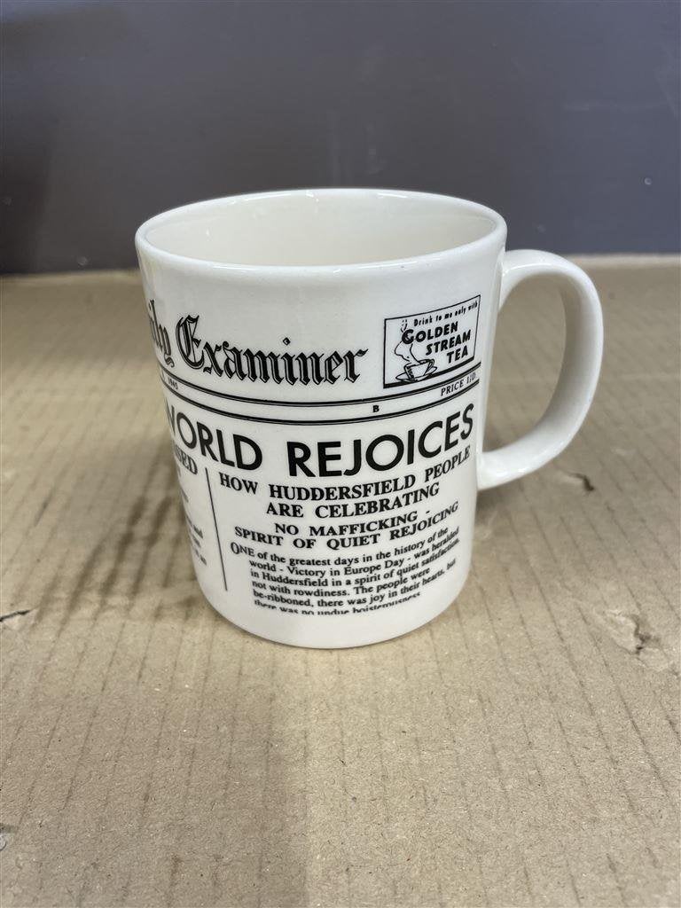 Koffie thee mok - WW2 Huddersfield mok, Huis en Inrichting, Keuken | Servies, Ophalen of Verzenden, Zo goed als nieuw, Mok