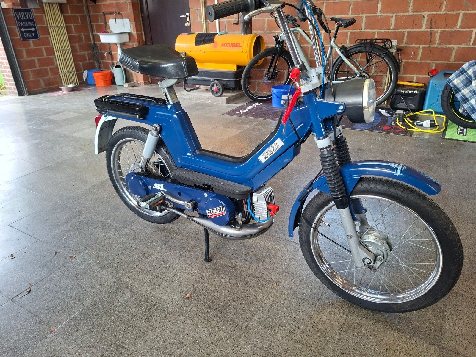 vespa piaggo 2takt, Ophalen