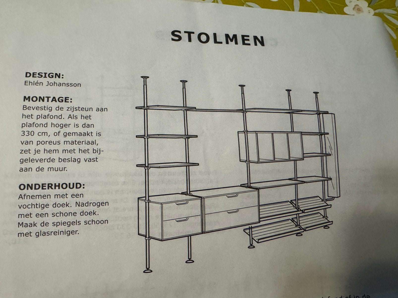 Opbergsysteem STOLMEN van Ikea, Ophalen, Zo goed als nieuw