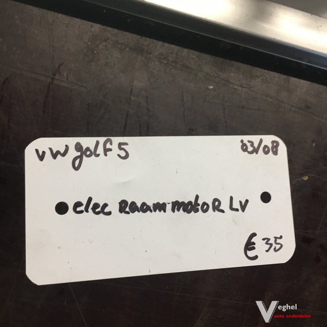 Vw Golf 5 2003 - 2008 Eelktr Raammotor linksvoor  1K0 959 79, Gebruikt, -, -, Ophalen of Verzenden