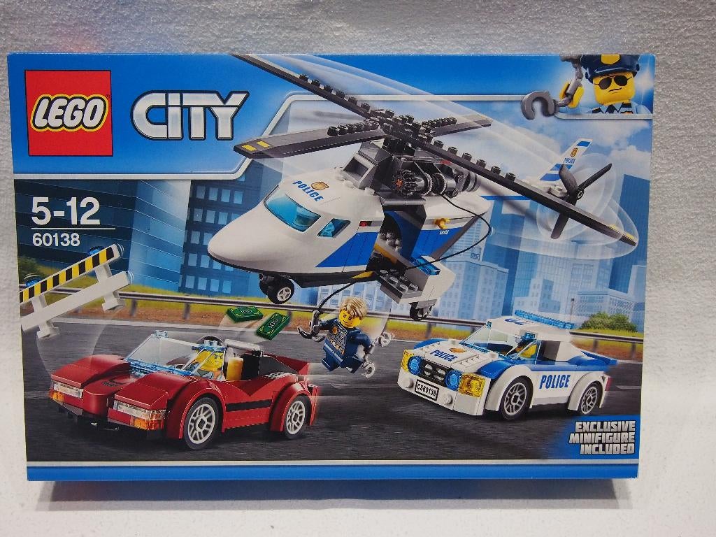 Lego City Set 60138 Snelle Achtervolging, Kinderen en Baby's, Ophalen, Zo goed als nieuw, Complete set, Lego