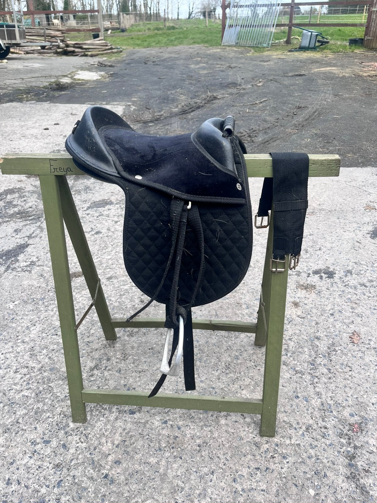 Shetlander zadel, Animaux & Accessoires, Chevaux & Poneys | Selles, Enlèvement, Comme neuf