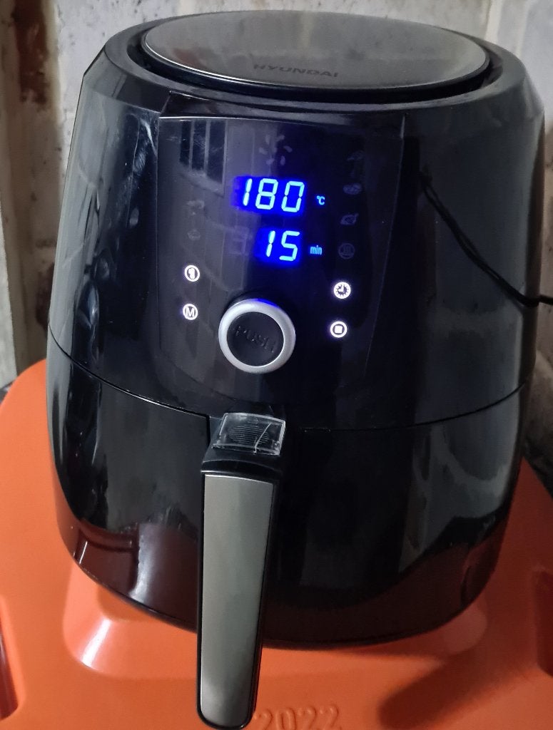 Airfryer Hyundai merk, Enlèvement, Utilisé, Friteuse à air XXL, 1500 grammes ou plus