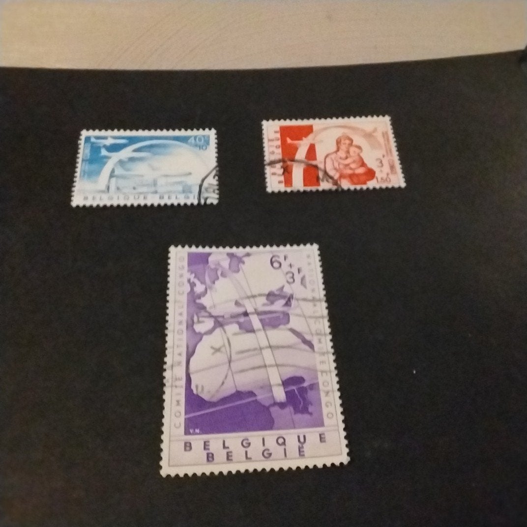 BELGIE 1147/1149 gestempeld met cote 5,50 €, Ophalen of Verzenden, Gestempeld