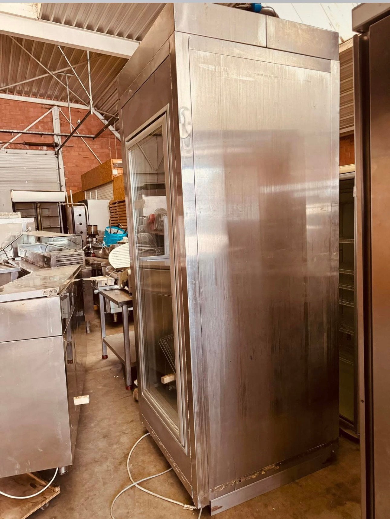 Horeca Vrieskast RVS 93x93x2030(h)mm  bezorging mogelijk, Ophalen of Verzenden, Zo goed als nieuw, Vrieskast