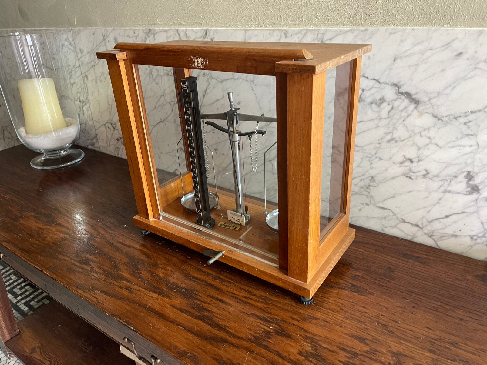 Antieke apothekersweegschaal, Antiek en Kunst, Ophalen