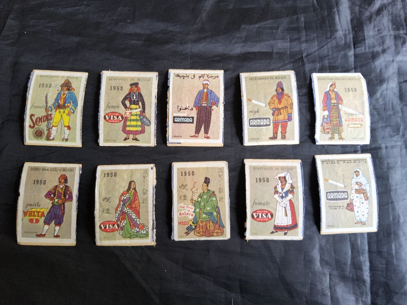 Vintage unieke verzameling lucifer afbeeldingen (Lot 2), Verzenden
