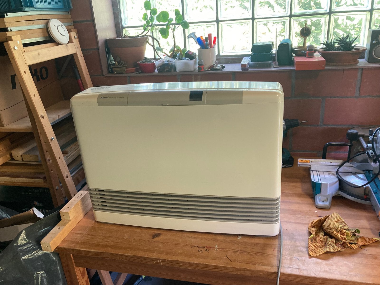 Gaskachel Rinnai Energysaver, Doe-het-zelf en Bouw, Ophalen, 30 tot 80 cm, Gebruikt, Kachel