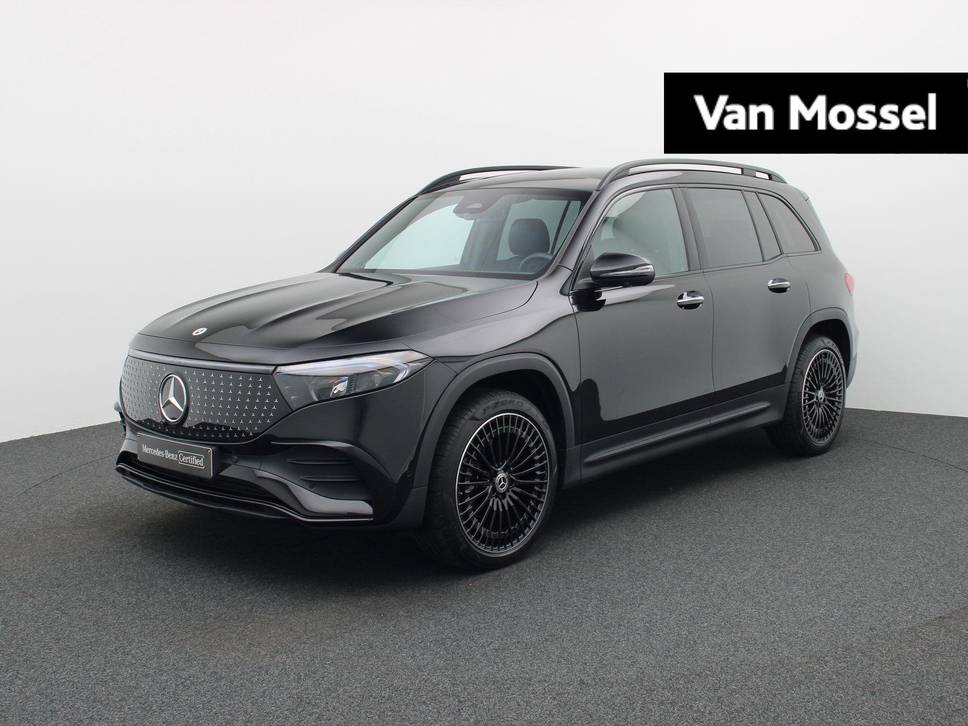 Mercedes-Benz EQB 250+ Star Edition + BURMESTER + HEAD UP +, Auto's, Mercedes-Benz, Stof, Gebruikt, Zwart, LED verlichting
