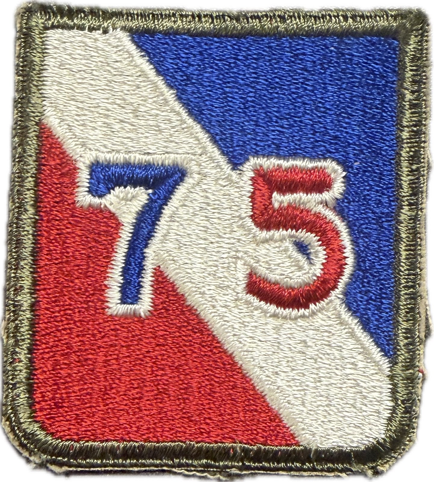 Patch US ww2 75th Infantry Division, Ophalen of Verzenden
