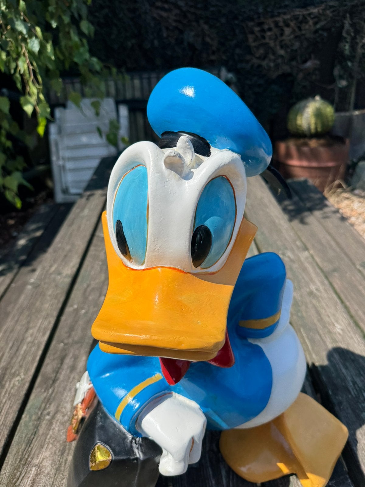 Statue Disney Big Donald Duck, Collections, Enlèvement, Donald Duck, Utilisé, Statue ou Figurine