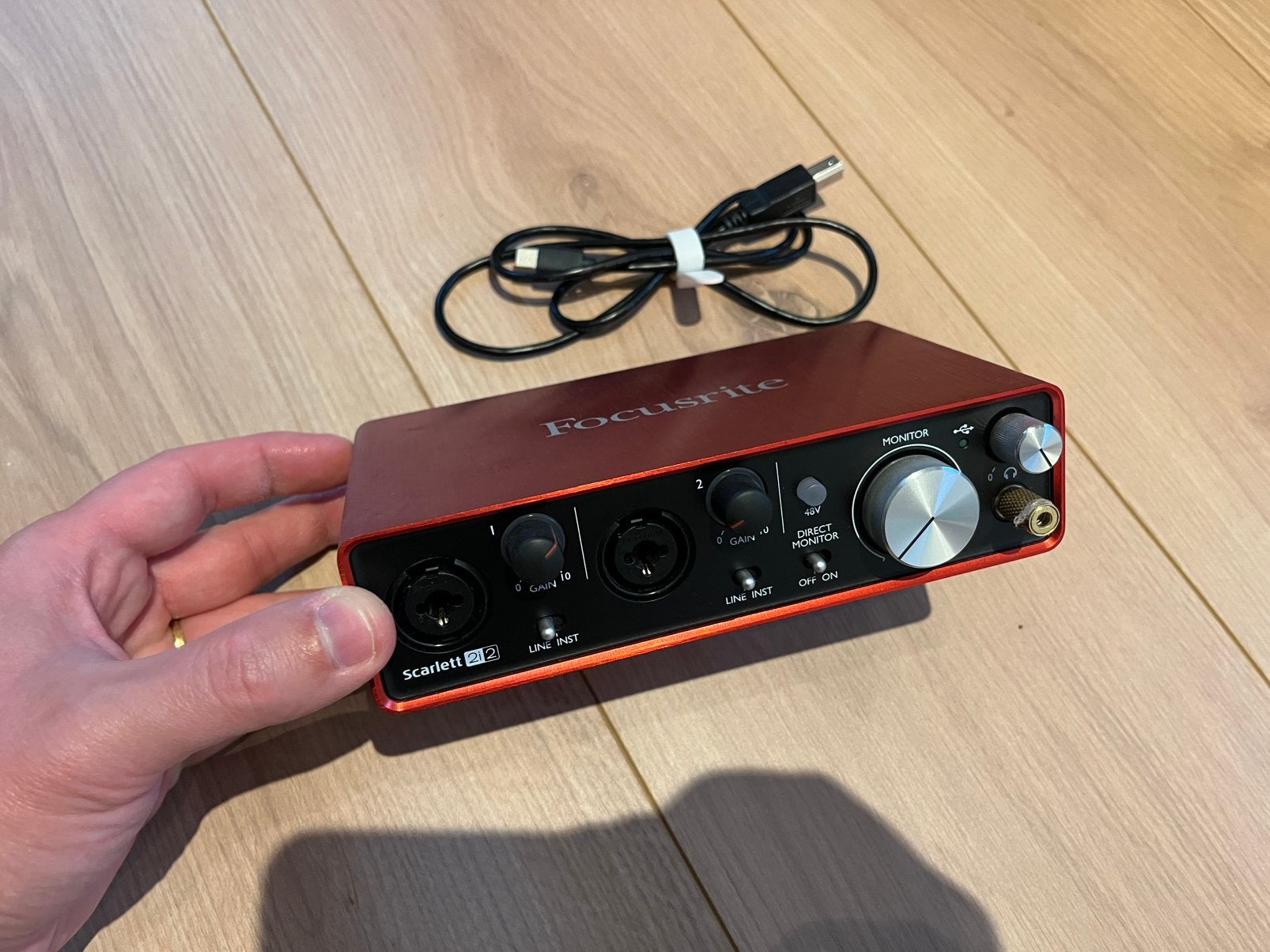 Focusrite Scarlett 2i2 gen 2, Musique & Instruments, Enlèvement ou Envoi, Comme neuf